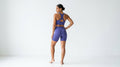 Women's Ribbed Sports Bra & Bike Shorts Co-ord Set | Activewear Matching Set — Secret Archive