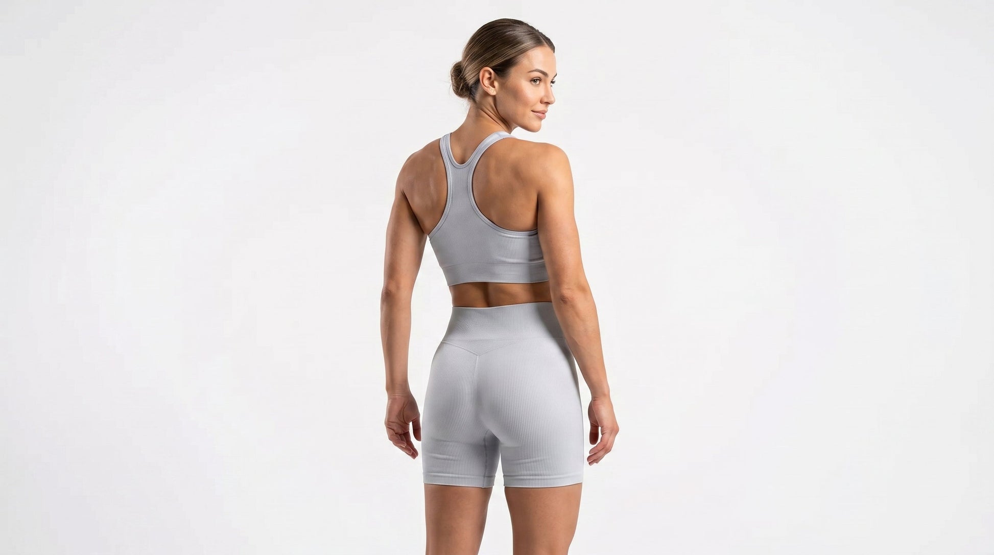 Women's Ribbed Tank Top & Shorts Co-Ord Set | Casual Athleisure Two-Piece — Secret Archive