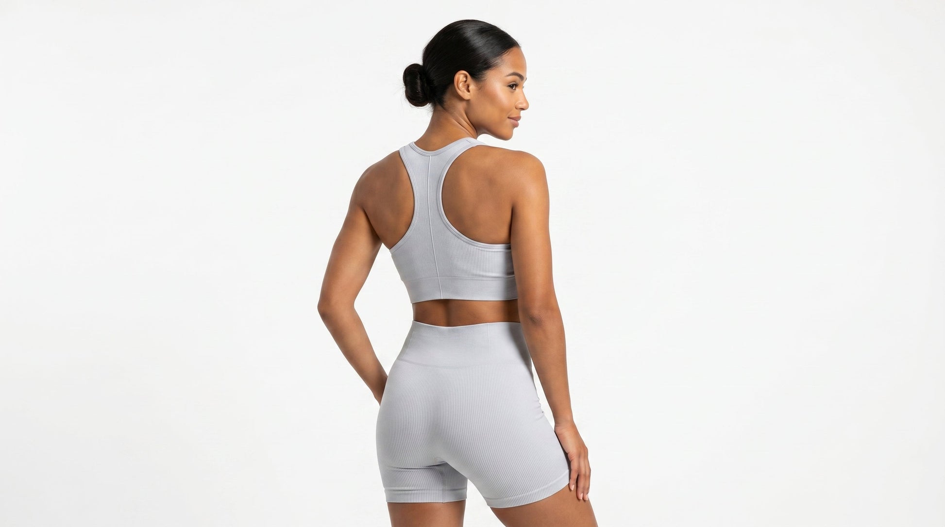 Women's Ribbed Tank Top & Shorts Co-Ord Set | Casual Athleisure Two-Piece — Secret Archive